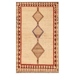 Tappeto Nazmiyal Collection Vintage Persian Gabbeh 3 ft 7 in x 5 ft 9 in