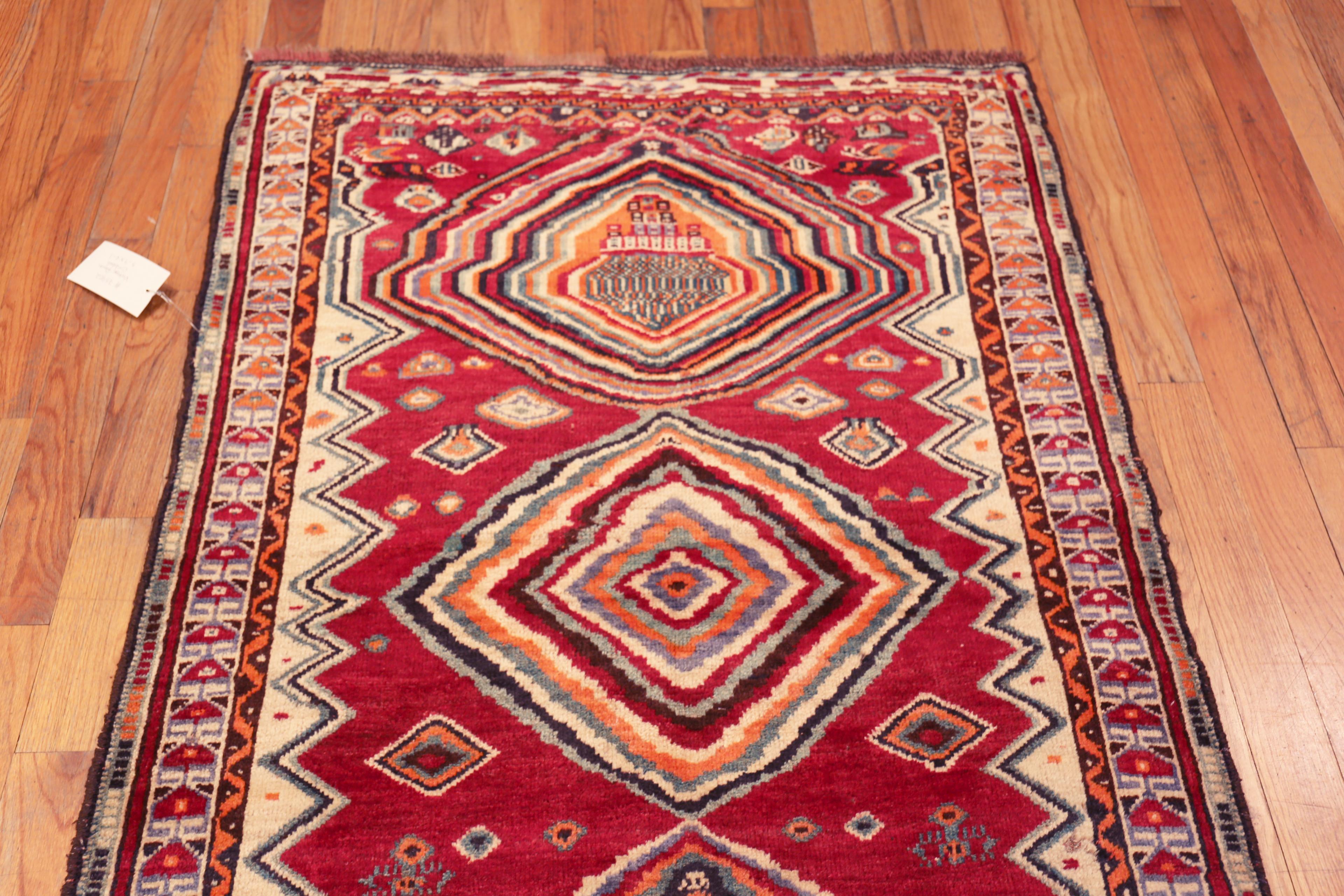 Tribale Tappeto Nazmiyal Collection Vintage Persian Gabbeh 3 ft 9 in x 6 ft 1 in in vendita