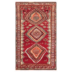 Nazmiyal Collection Vintage Persian Gabbeh Rug 3 ft 9 in x 6 ft 1 in