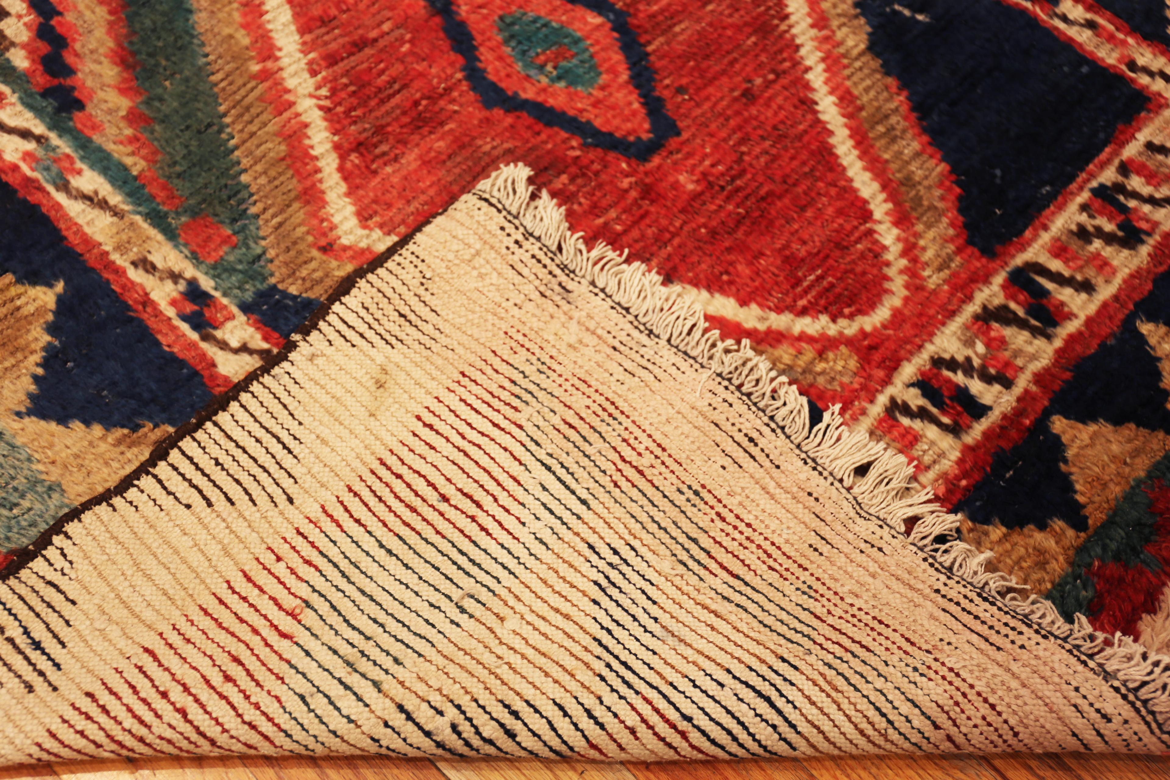 Tappeto Nazmiyal Collection Vintage Persian Gabbeh 4 ft 7 in x 7 ft 5 in in vendita 3