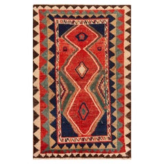 Collection Nazmiyal Collection Vintage Persian Gabbeh Rug 4 ft 7 in x 7 ft 5 in