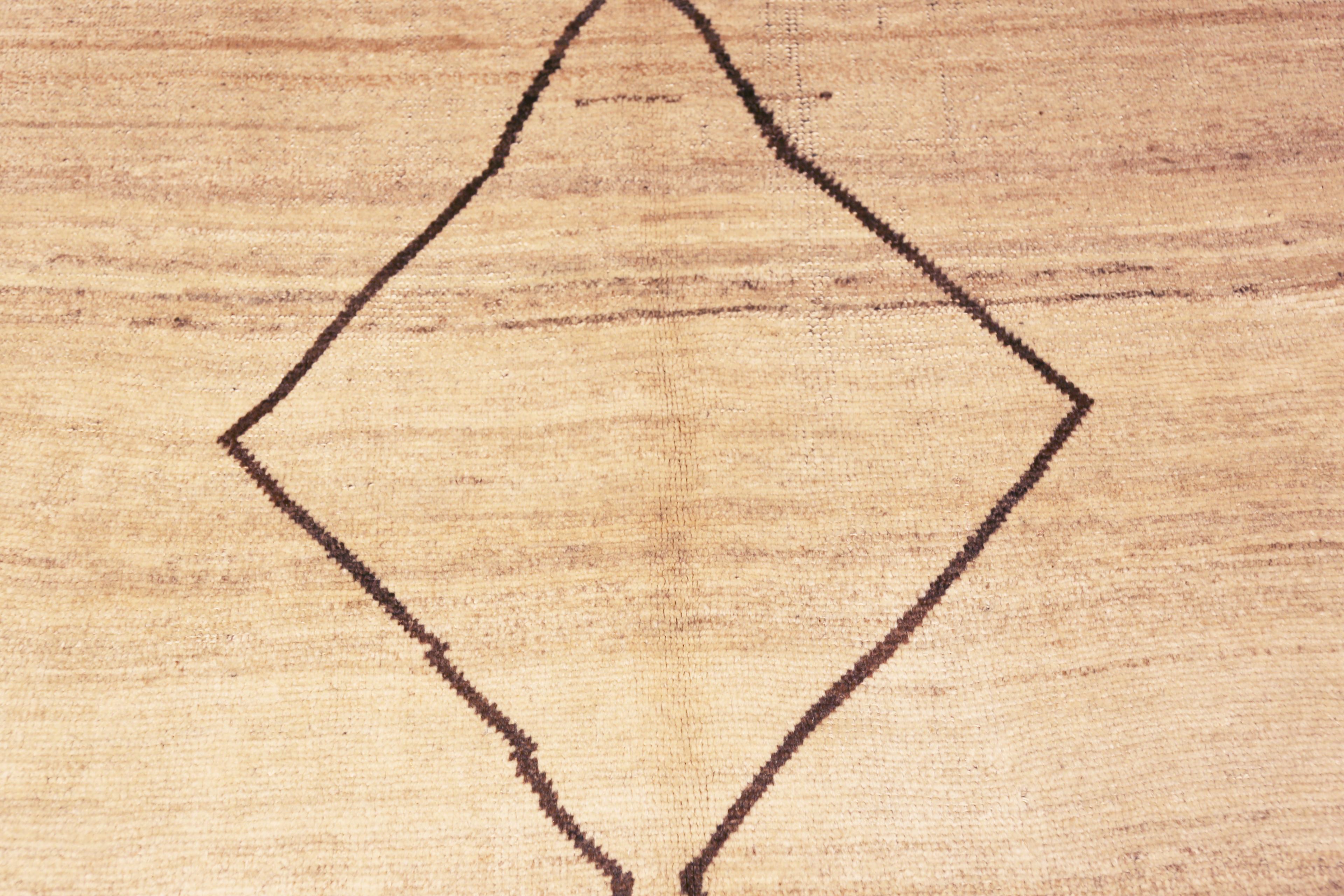 Annodato a mano Tappeto Nazmiyal Collection Vintage Persian Gabbeh 6 ft x 8 ft 4 in in vendita