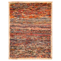 Nazmiyal Collection Vintage Persian Gabbeh Rug Multicolor 3 ft x 3 ft 9 in