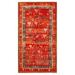 Nazmiyal Collection Vintage Persian Gabbeh Rug With Motifs 4 ft x 7 ft 3 in
