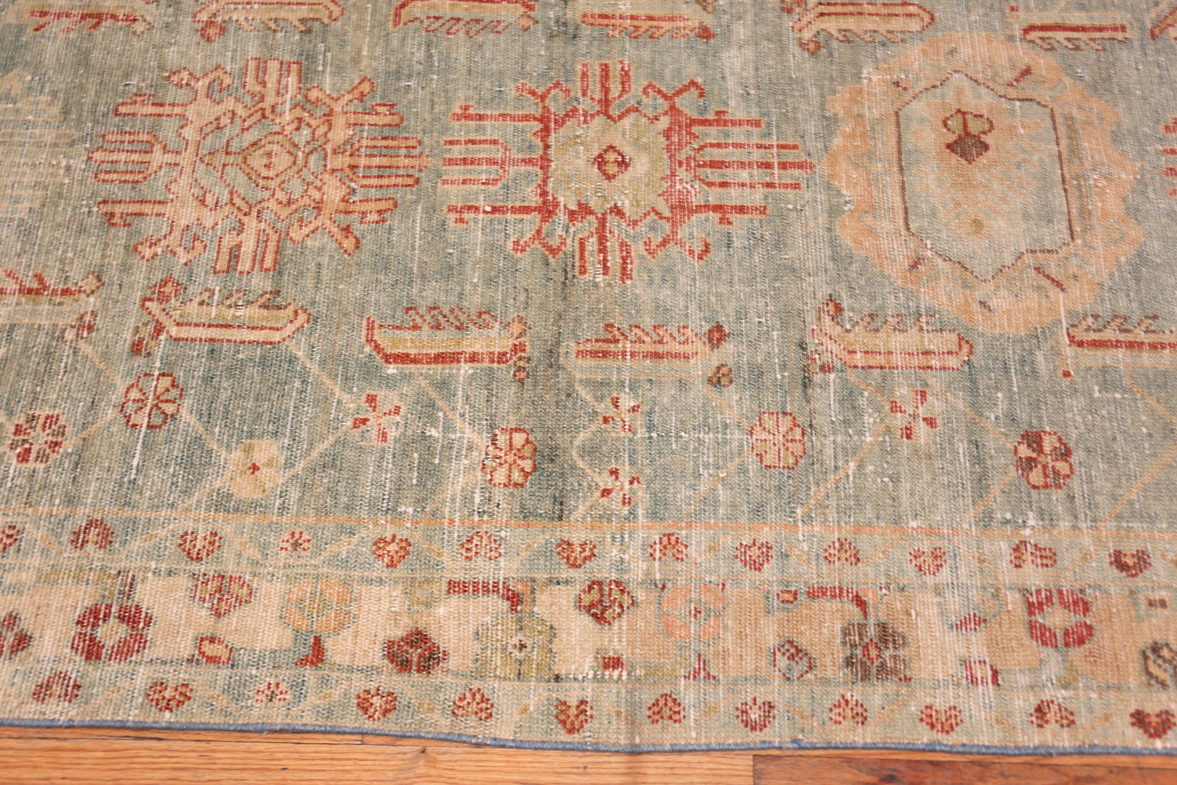 Nazmiyal Collection Vintage Persisch Malayer Läufer Teppich 3 ft 9 in x 16 ft 7 in (Wolle) im Angebot