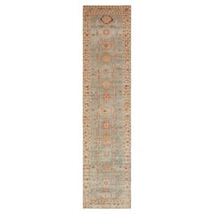 Nazmiyal Collection Vintage Persian Malayer Runner Rug 3 ft 9 in x 16 ft 7 in