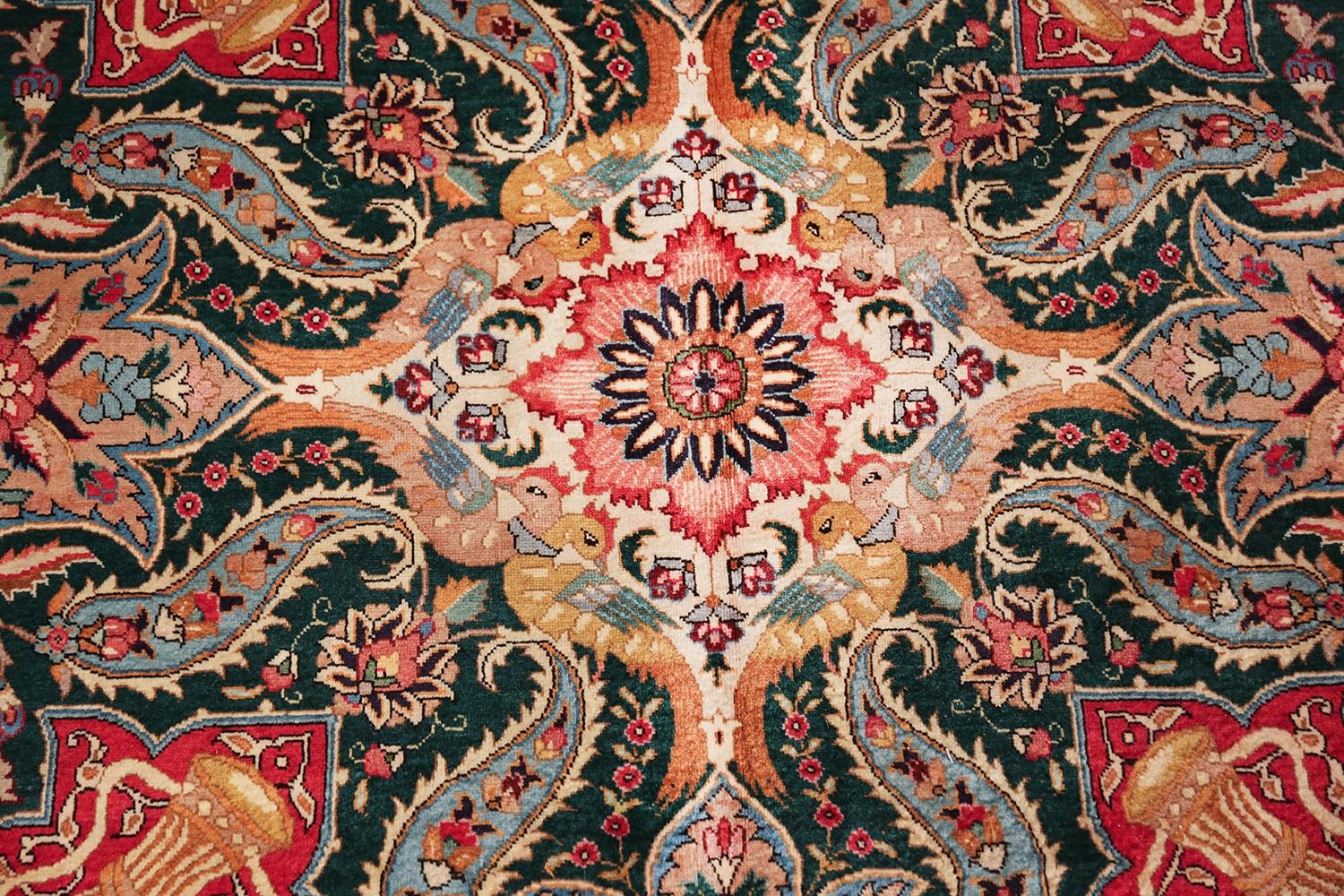 Perse Tapis persan vintage de Tabriz. Taille : 12 pieds 8 po. x 19 pieds 4 po. en vente