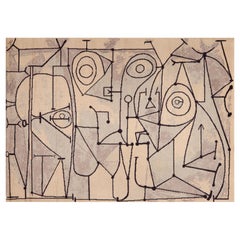 Nazmiyal Collection Vintage Picasso "The Kitchen" Rug 5 ft 7 in x 7 ft 8 in