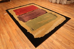 Nazmiyal Collection Vintage Scandinavian Andy Warhol Inspired Rug 7ft 9in x 11ft