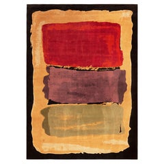 Nazmiyal Collection Vintage Scandinavian Andy Warhol Inspired Rug 7ft 9in x 11ft