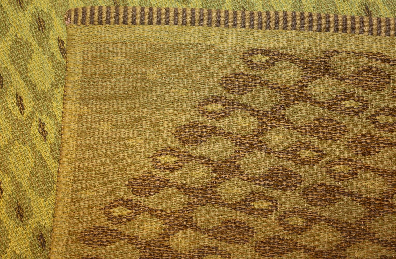 Schwedischer Kelim-Teppich im Vintage-Stil. Größe: 5 ft 4 in x 7 ft 10 in im Angebot 2