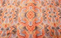 Vintage Swedish Rug.  Size: 10 ft x 12 ft