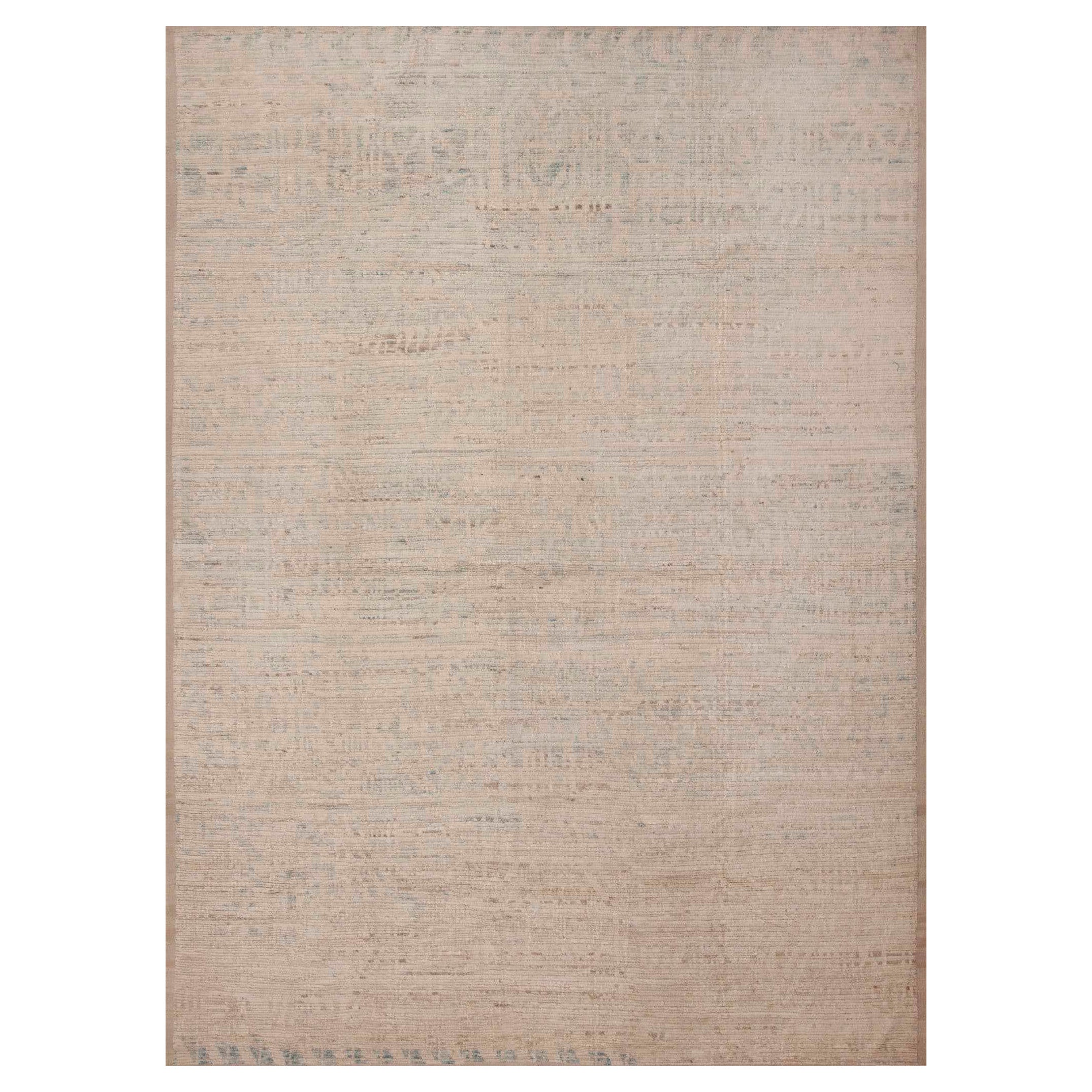 Collection'S Caldo Minimalista fatto a mano con vello di lana Tappeto moderno 10'2" x 13'8"