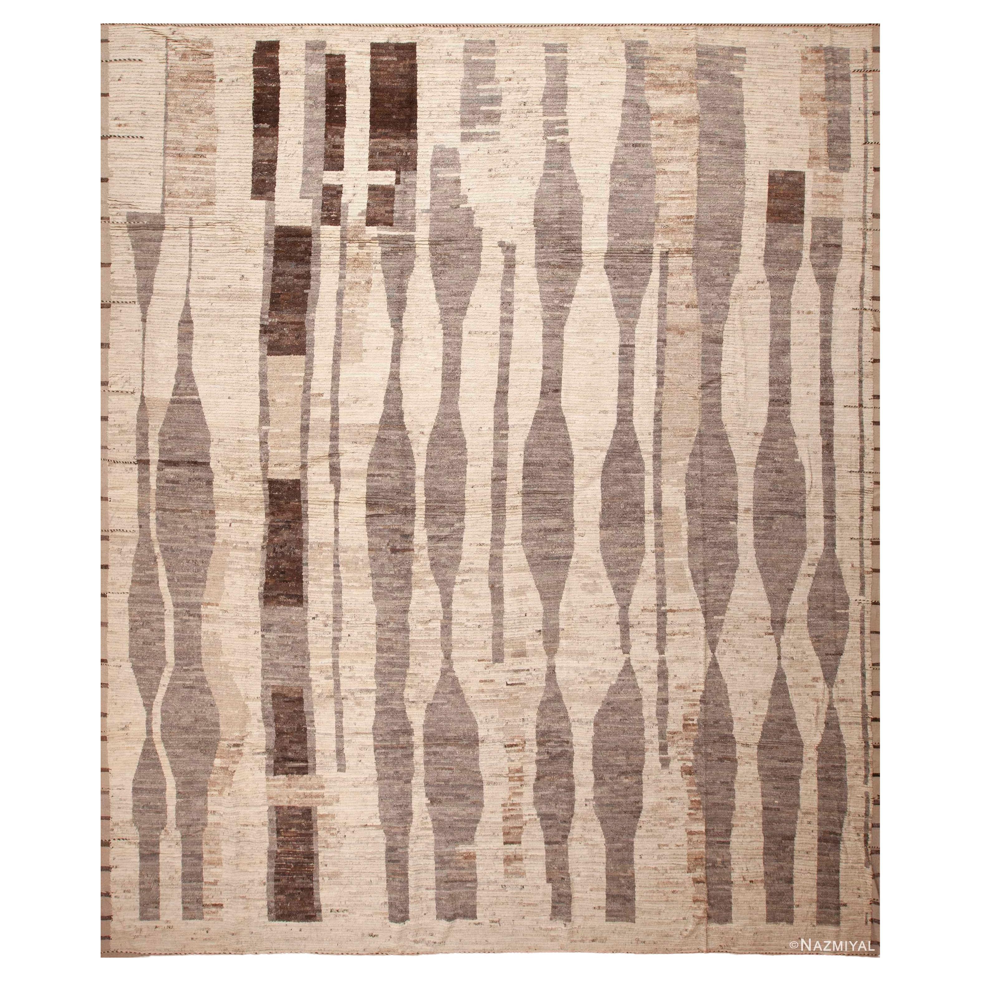 Nazmiyal Collection Wool Pile Primitive Tribal Design Modern Rug 14'2" x 16'8"