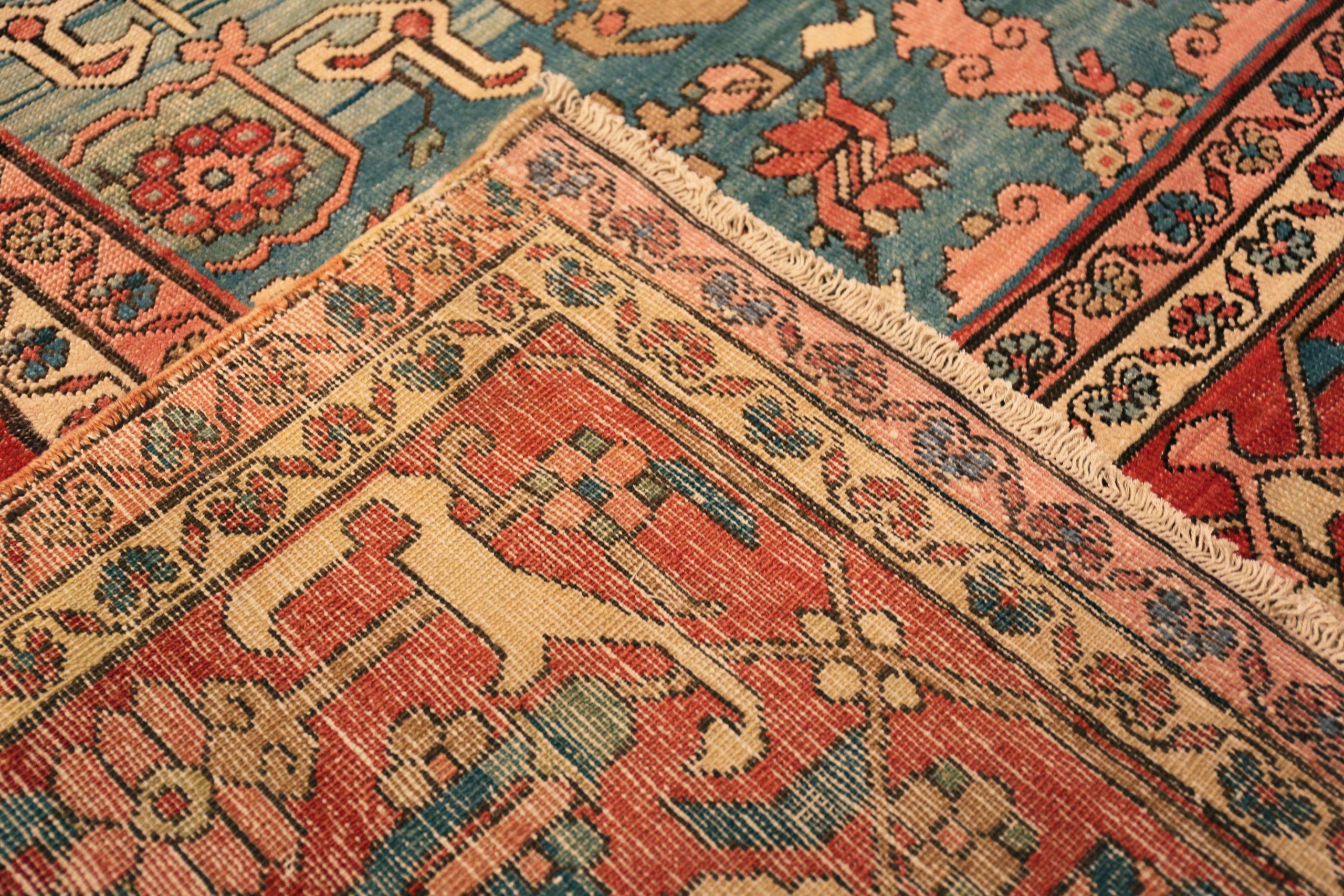 Lana Nazmiyal Collection Tappeto Heriz persiano antico sovradimensionato 14 ft 3 in x 20 ft 4 in in vendita