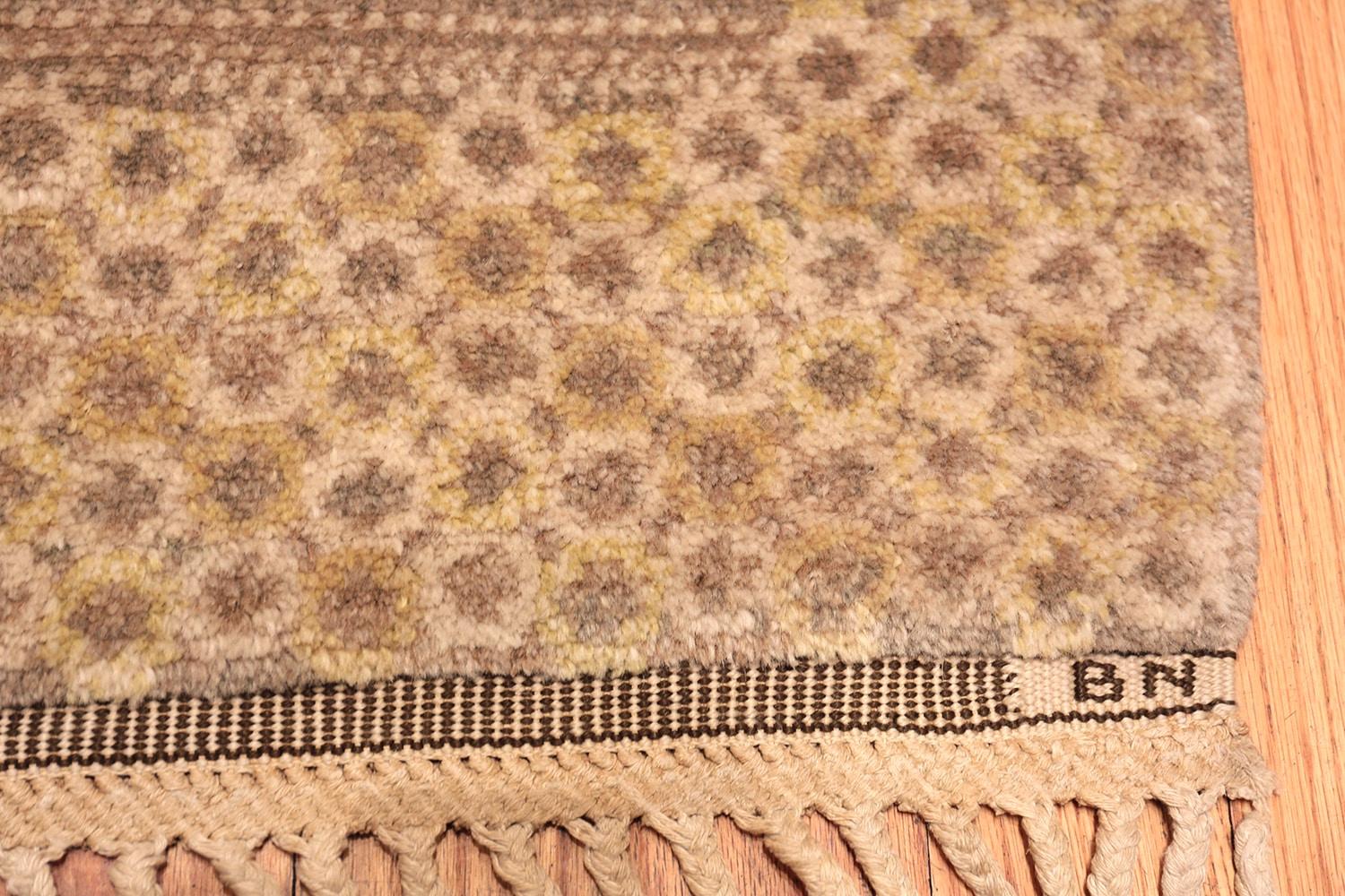 Alfombra Sueca Nazmiyal Vintage Escandinava Marta Maas. 2 metros x 2 metros Escandinavo en venta