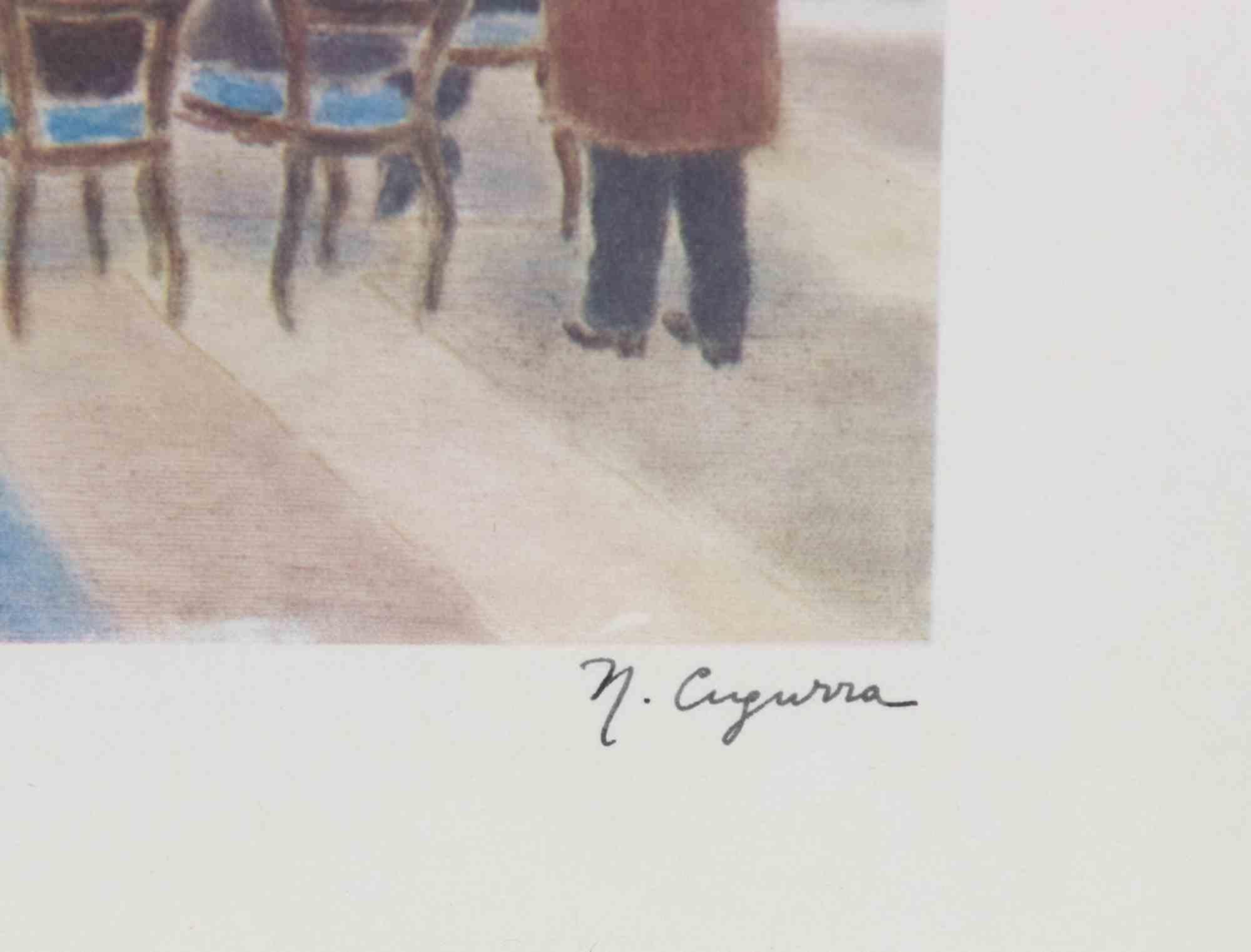 Wedding Day - Aquatint and Etching by Nazzareno Cugurra - 1970s For Sale 2