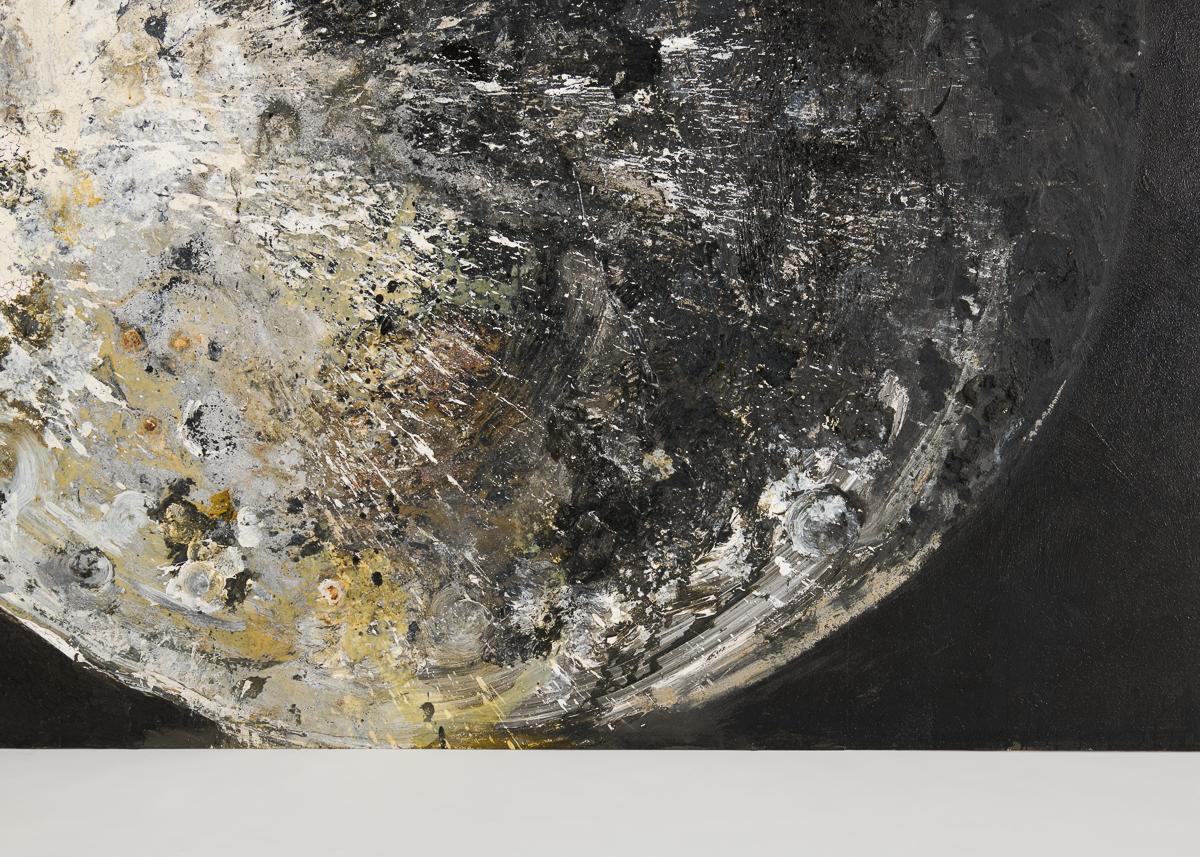 NB 01, Large-scale Painting of a Planet by Thierry Despont In Good Condition For Sale In New York, NY