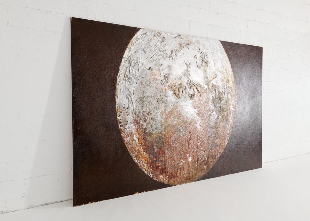 American NB 03, Large-scale Painting of a Planet by Thierry Despont For Sale