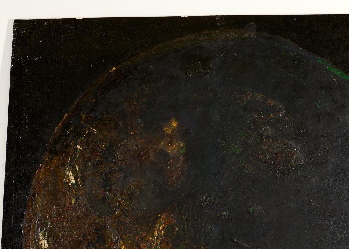 NB 05, Large-scale Painting of a Planet by Thierry Despont In Good Condition For Sale In New York, NY