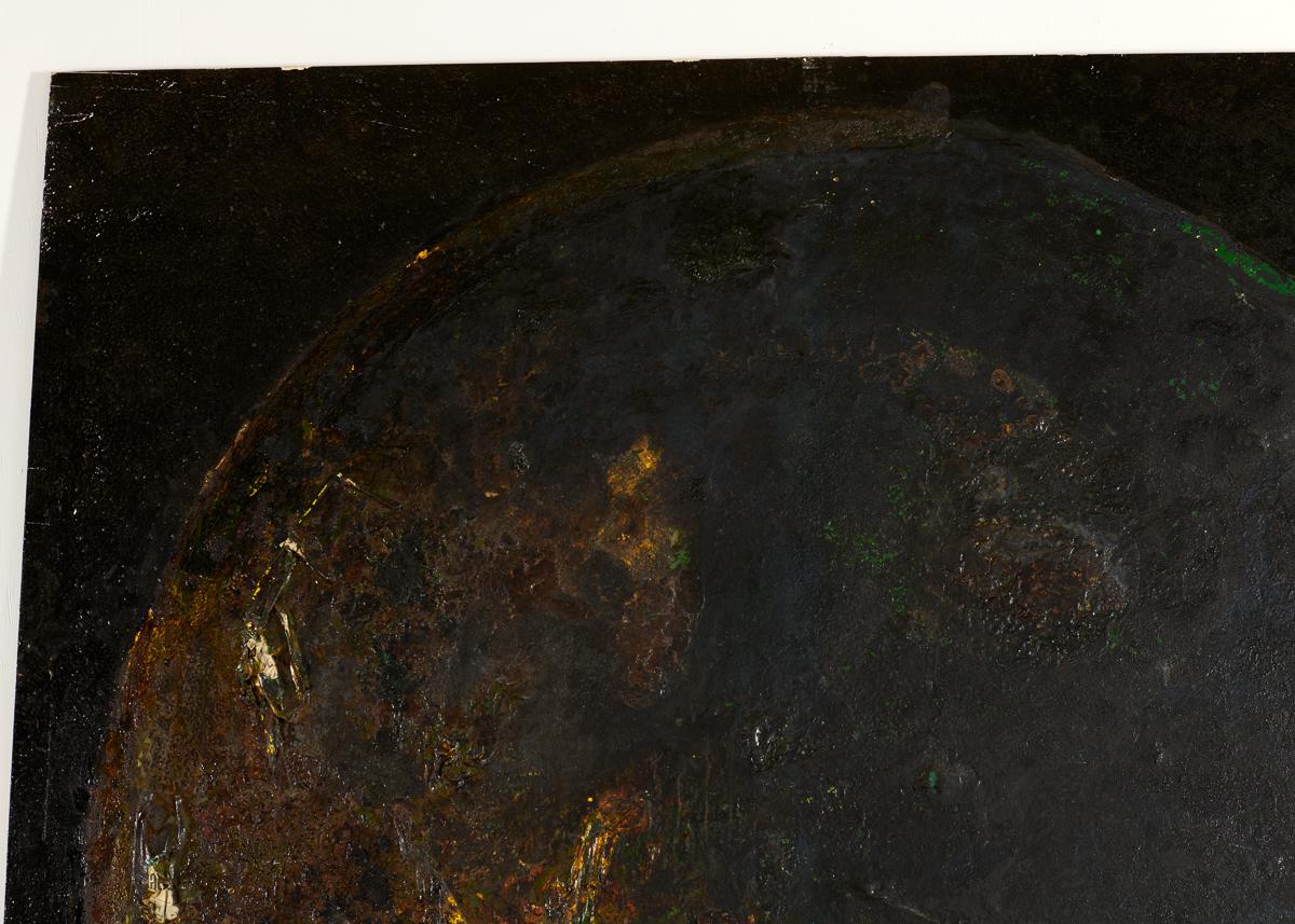 NB 05, Large-scale Painting of a Planet by Thierry Despont In Good Condition For Sale In New York, NY