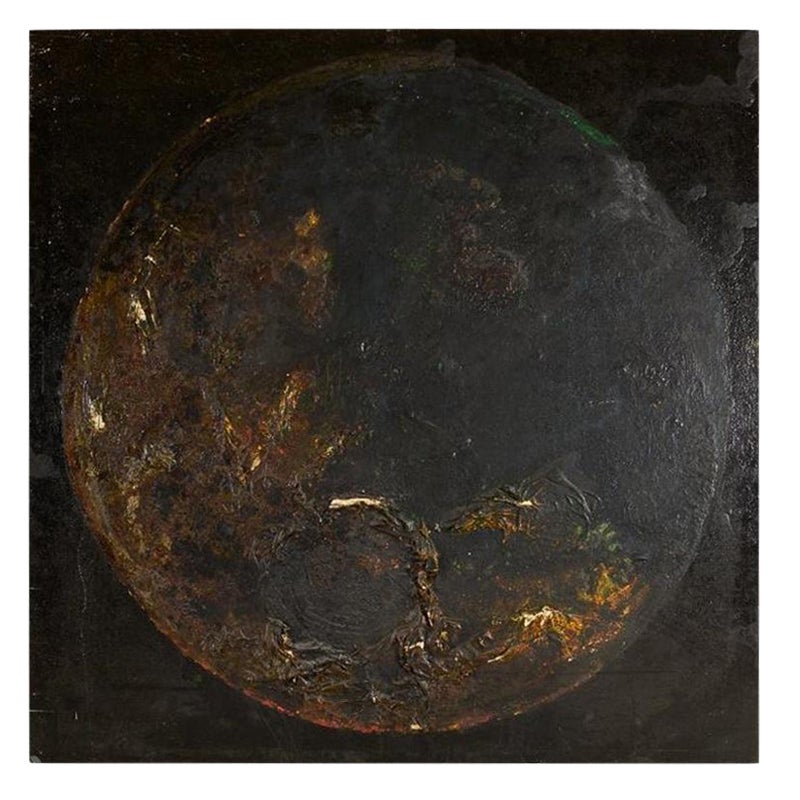 NB 05, peinture à grande échelle d'une planète par Thierry Despont