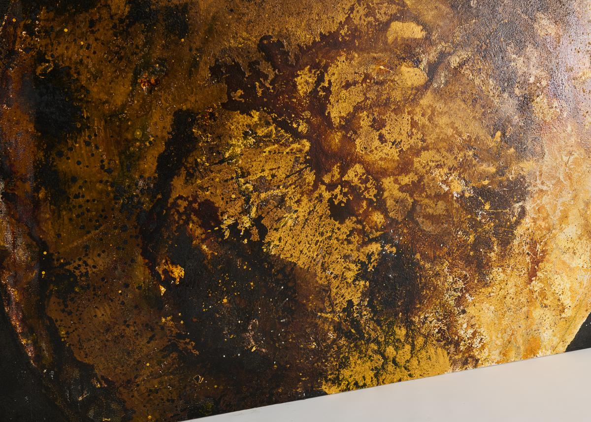 American NB 06, Large-scale Painting of a Planet by Thierry Despont For Sale