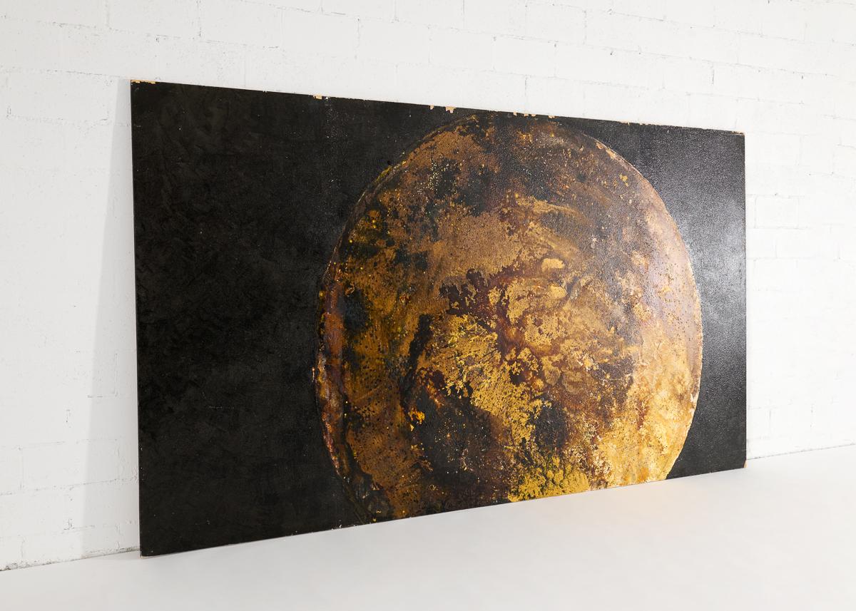 NB 06, Large-scale Painting of a Planet by Thierry Despont In Good Condition For Sale In New York, NY