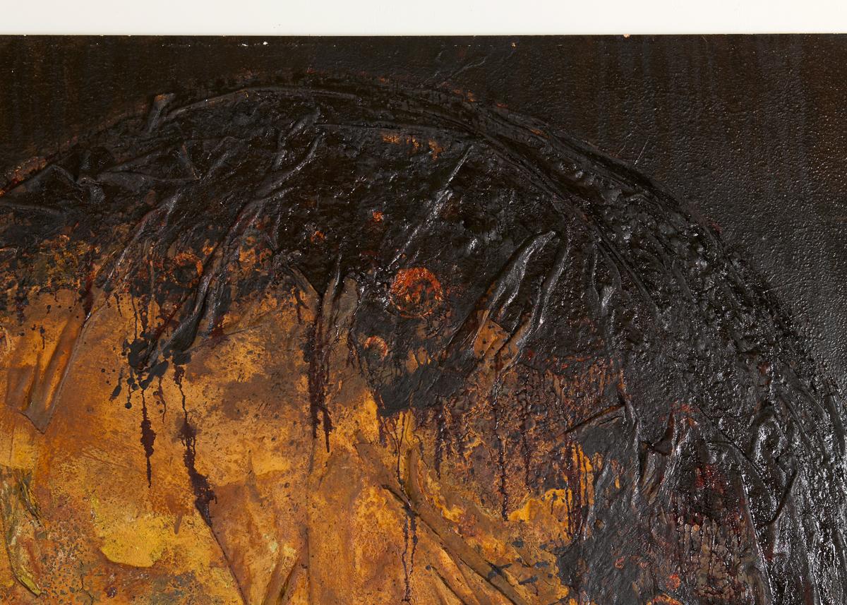 Américain NB 07, peinture à grande échelle d'une planète par Thierry Despont en vente