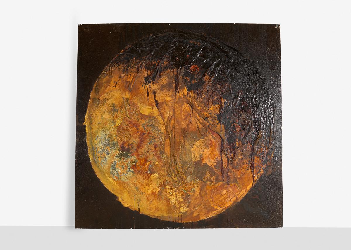XXIe siècle et contemporain NB 07, peinture à grande échelle d'une planète par Thierry Despont en vente