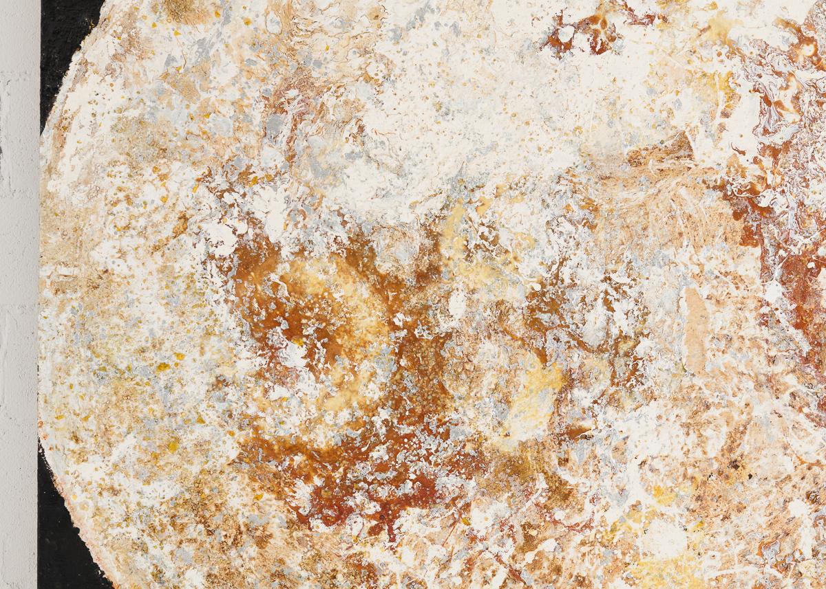NB 21, Large-scale Painting of a Planet by Thierry Despont In Good Condition For Sale In New York, NY