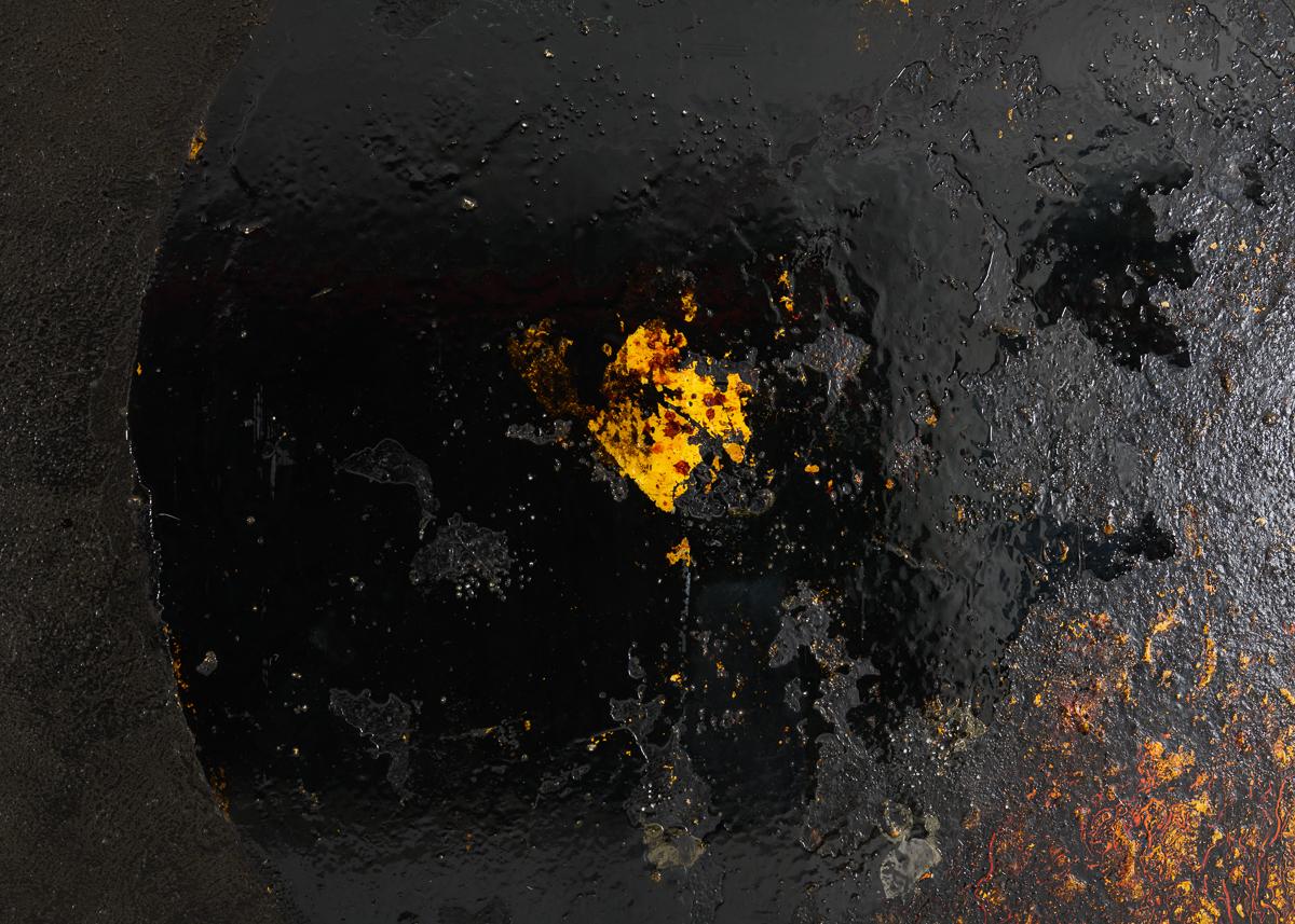Américain NB 25, peinture à grande échelle d'une planète par Thierry Despont en vente