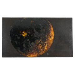NB 25, peinture à grande échelle d'une planète par Thierry Despont