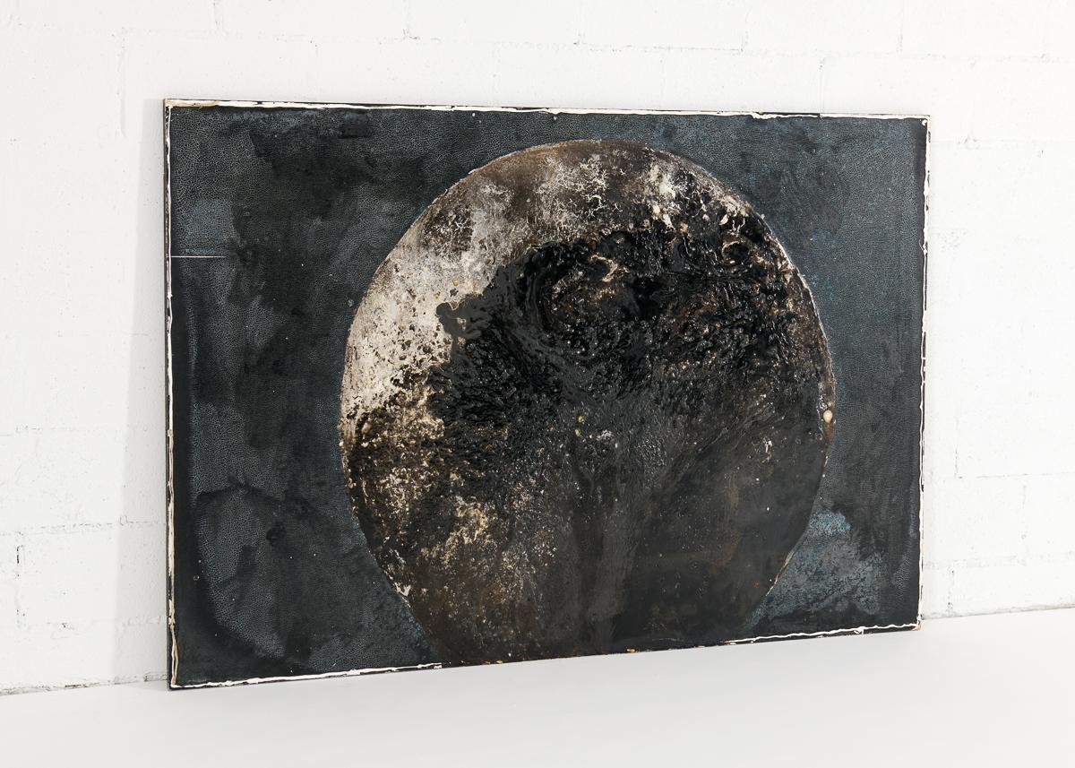 NB 29, Large-scale Painting of a Planet by Thierry Despont In Good Condition For Sale In New York, NY