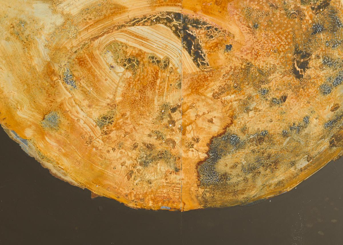 Américain NB 32, peinture à grande échelle d'une planète par Thierry Despont en vente