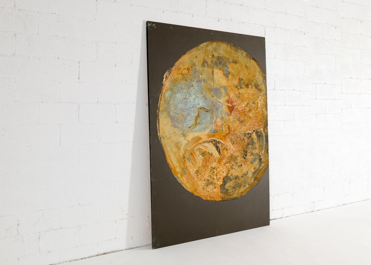 NB 32, peinture à grande échelle d'une planète par Thierry Despont Bon état - En vente à New York, NY
