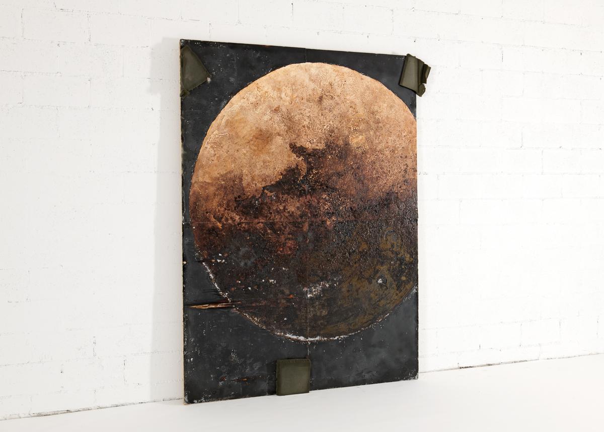 NB 33, peinture à grande échelle d'une planète par Thierry Despont Bon état - En vente à New York, NY