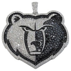 NBA Memphis Grizzlies Official Licensed 14k Gold Diamond Pendant by Gameplan