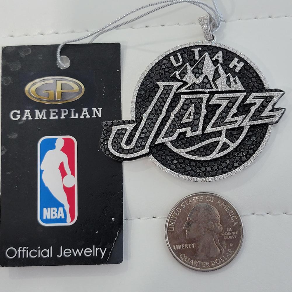 NBA Utah Jazz Official Licensed  14k Solid Gold Diamond Team Pendant by Gameplan For Sale 8