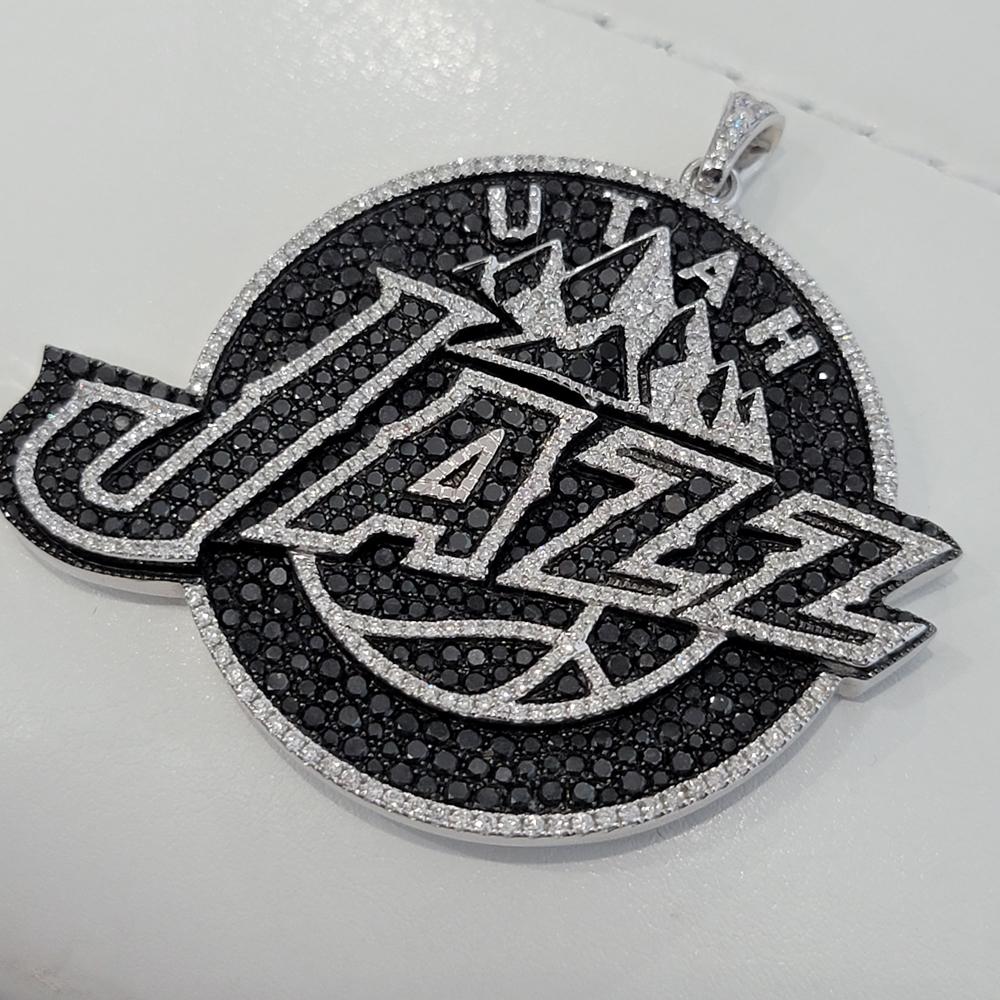 NBA Utah Jazz Official Licensed  14k Solid Gold Diamond Team Pendant by Gameplan For Sale 1