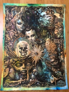 N.C. Winters - Mal presagio/ Vintage adornado a mano - Impresiones contemporáneas