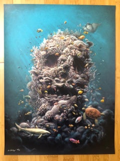 N.C. Winters - Desvaneciéndose / Variante - Blanqueado  - Grabados contemporáneos