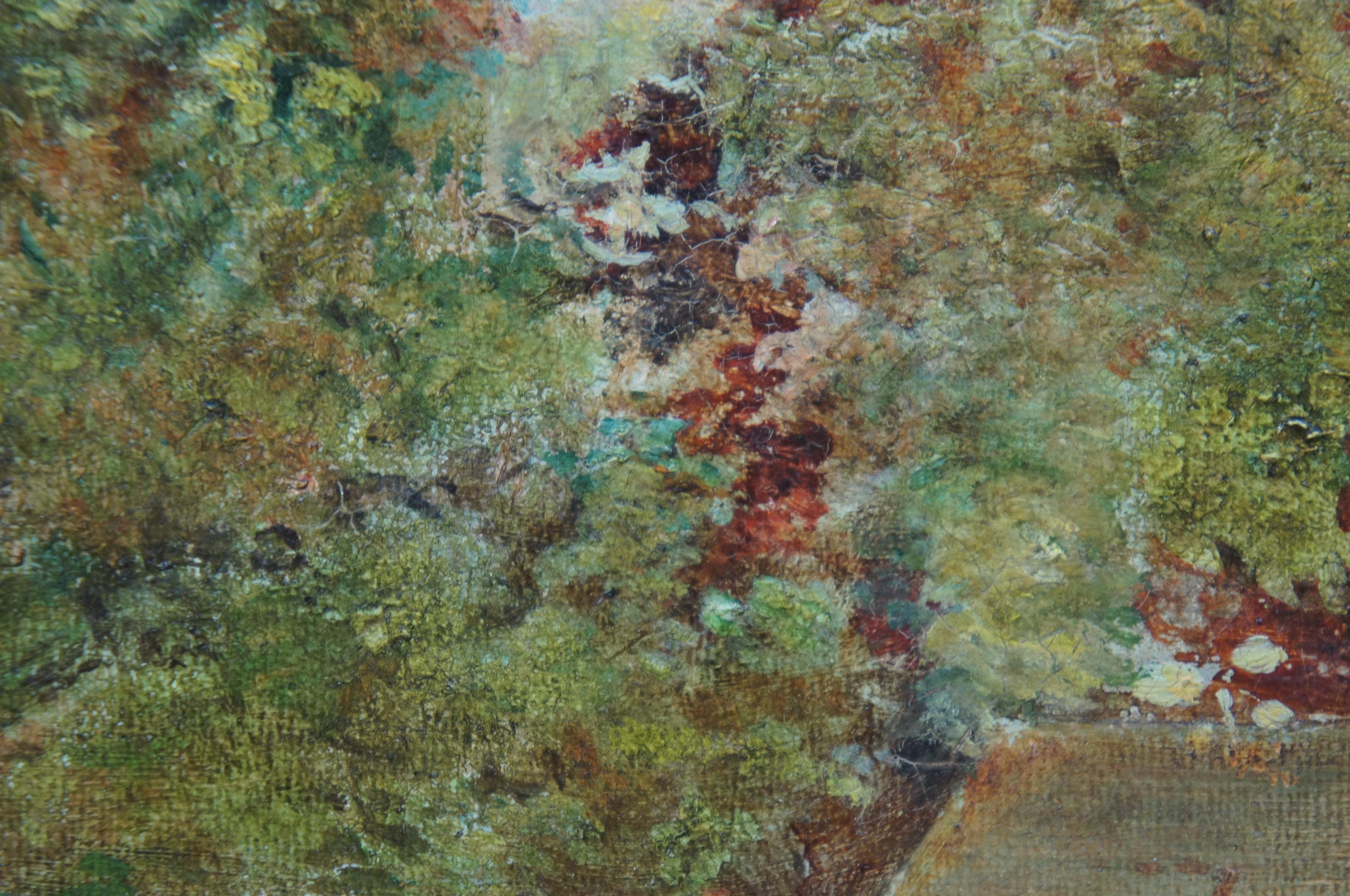 N.C. Wyeth Oil Painting University Landscape Gothic Architecture 4
