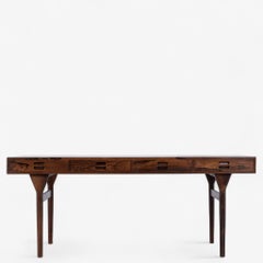 ND 93 - Schreibtisch mit 4 Schubladen in Rio-Rosewood von Nanna Ditzel