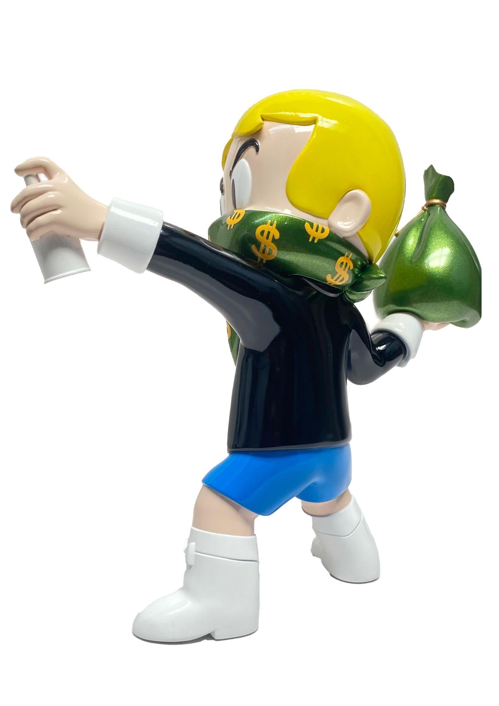 Geldbomber – Sculpture von Ndikol
