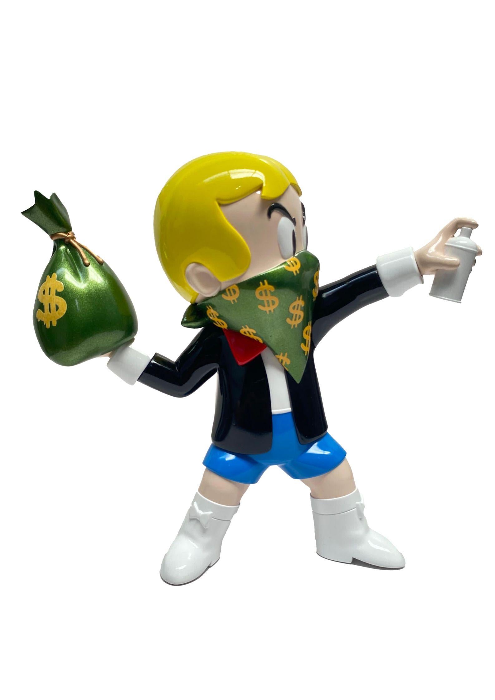 Geldbomber (Pop-Art), Sculpture, von Ndikol