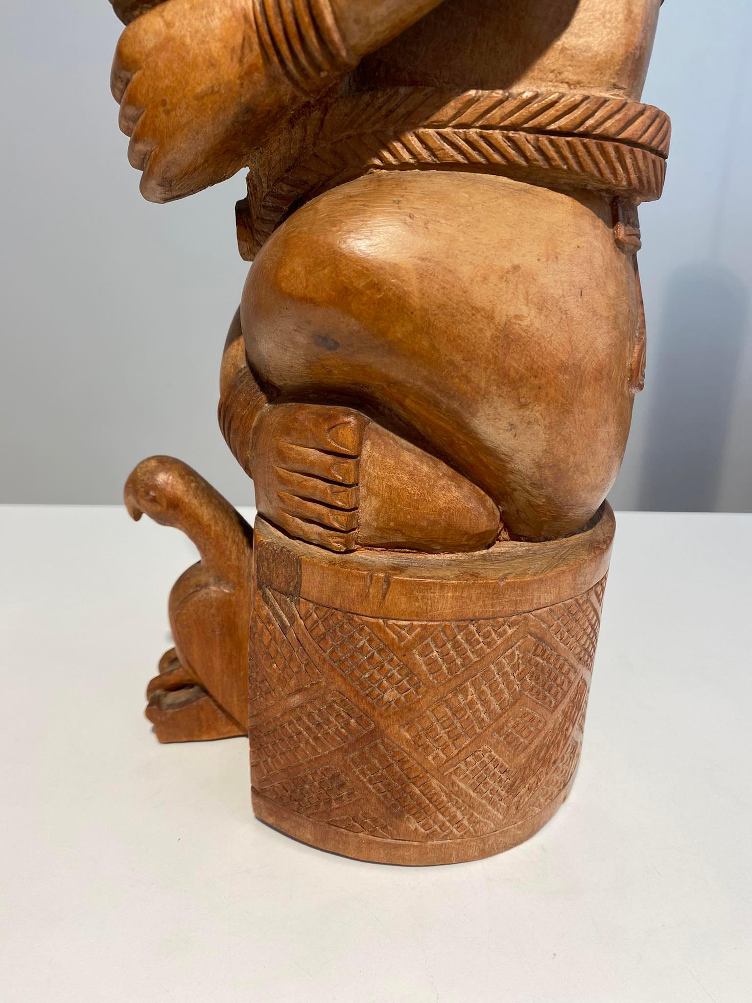 Ndop Kuba Statue From The Kuba Ndengese Shoowa Tribe Dr Congo Kasaï African Art For Sale 3