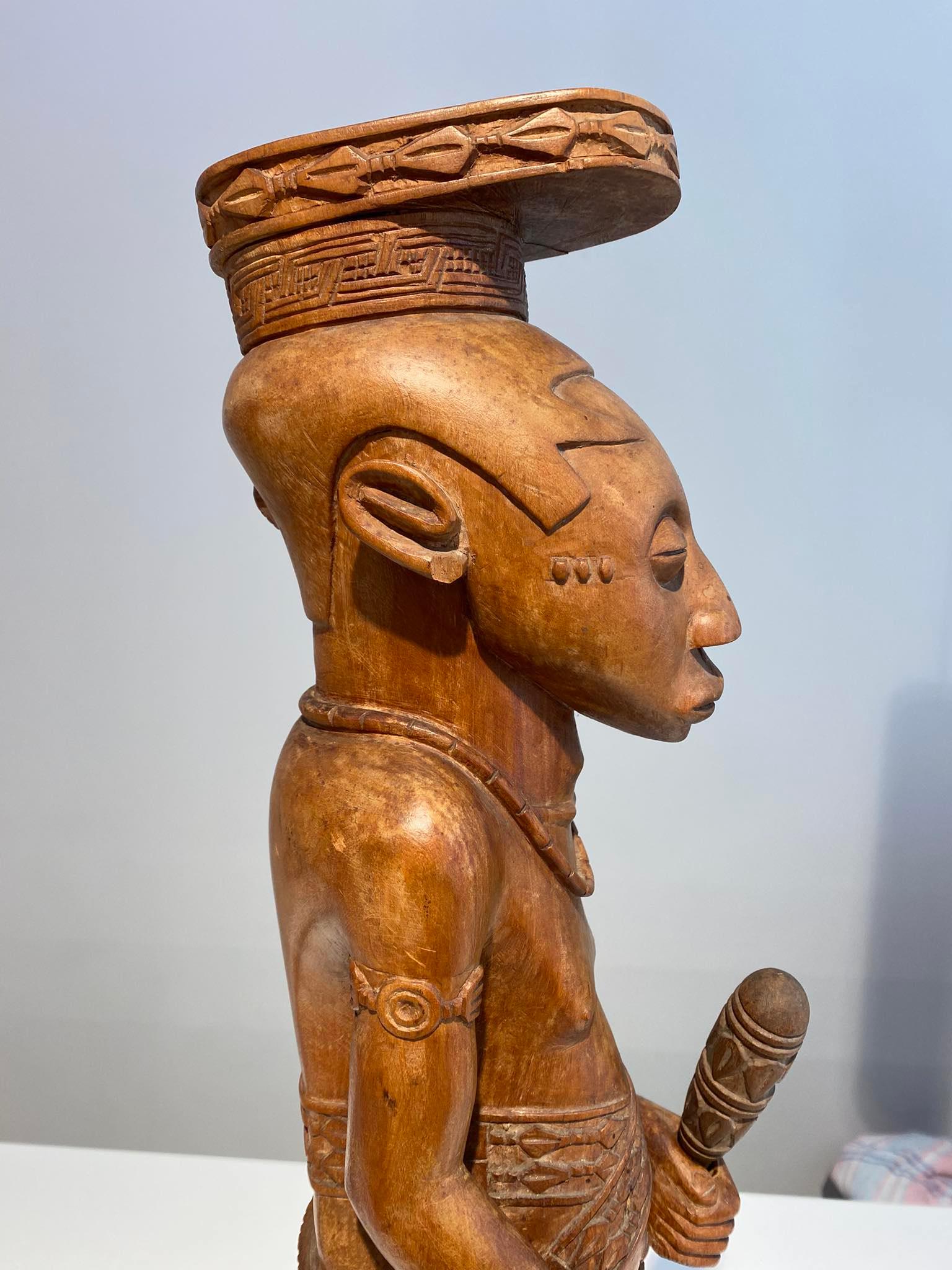 Congolese Ndop Kuba Statue From The Kuba Ndengese Shoowa Tribe Dr Congo Kasaï African Art For Sale