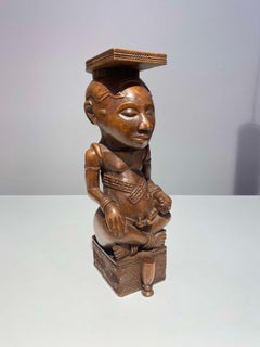 Statua di Ndop Kuba della tribù Kuba Ndengese Shoowa del Congo Kasaï Arte africana