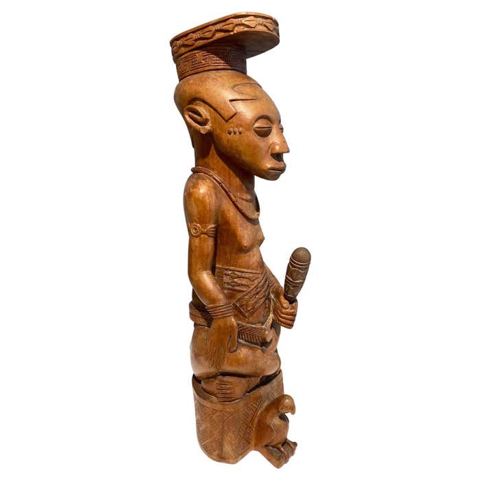 Ndop Kuba Statue From The Kuba Ndengese Shoowa Tribe Dr Congo Kasaï ...